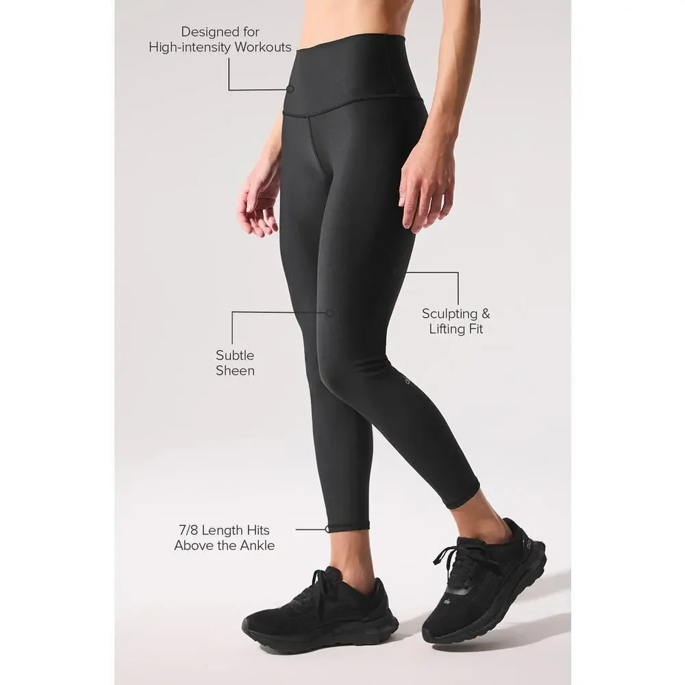 ALO Yoga 7/8 High-Waist Airlift Legging black sz small